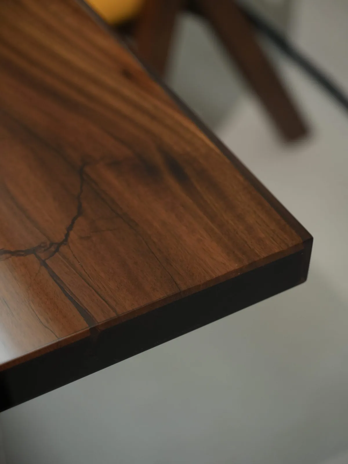 Mid-Century Walnut Dining | A Gentle, Textured Eating Space
